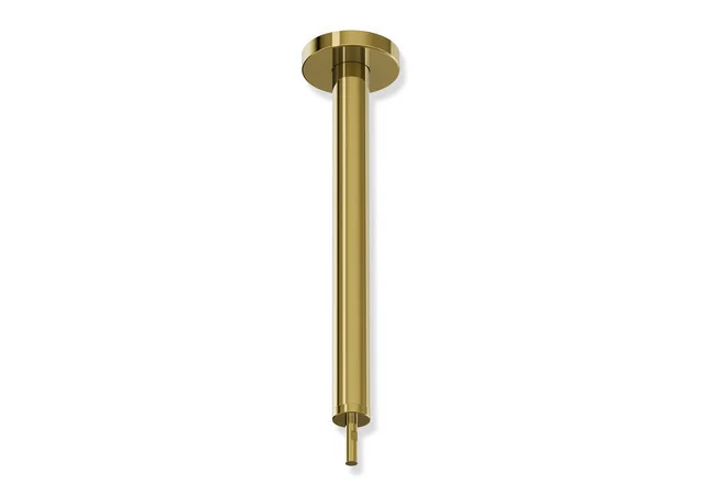 HEWI Deckenabhängung System 900, Edelstahl PVD Gold glänzend, Länge 300 mm, kürzbar auf 200 mm, Durchmesser 25 mm