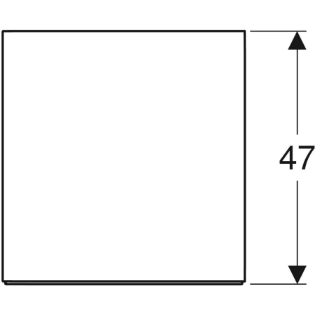 Geberit Hochschrank „ONE“ 45 × 24,5 × 47 cm