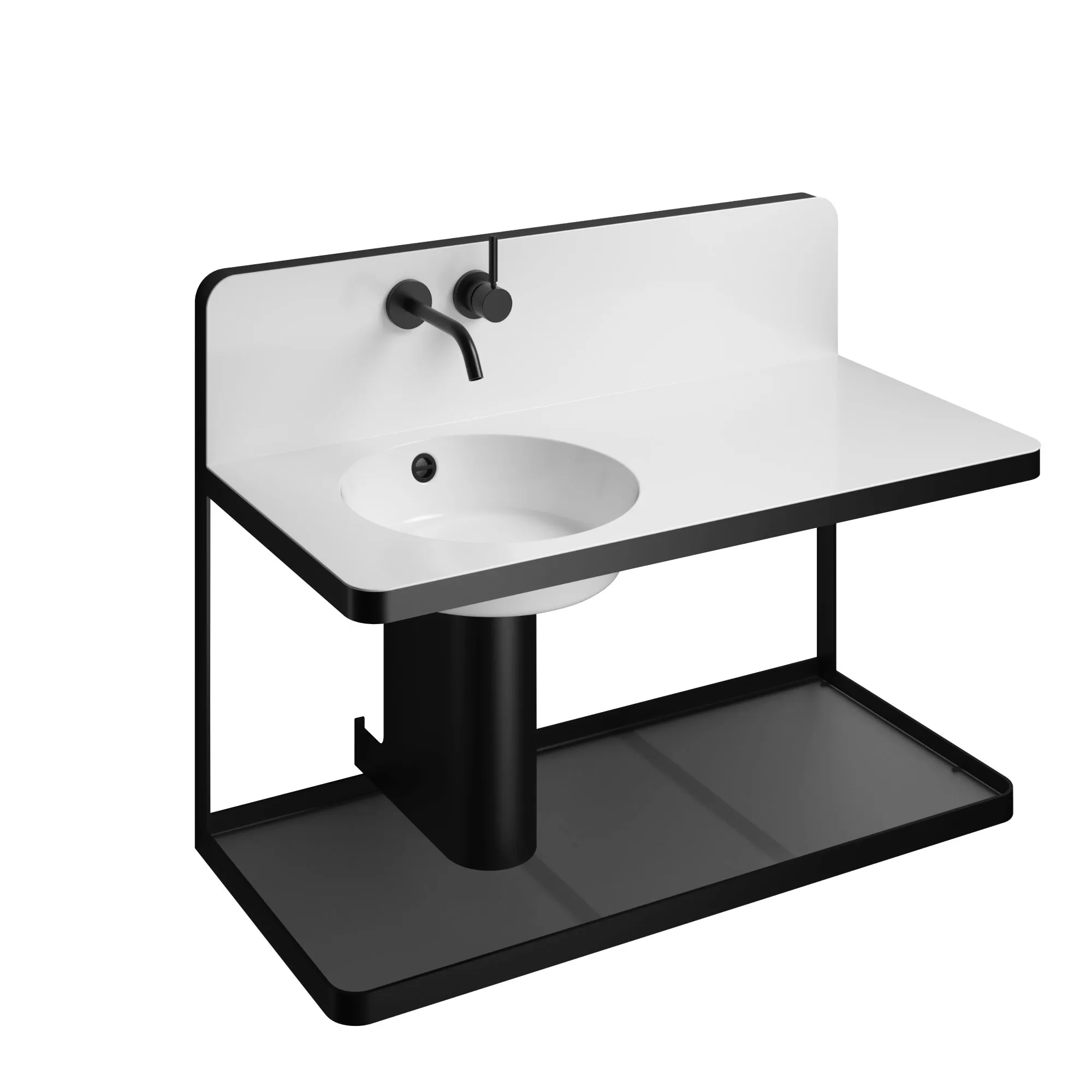 Alape Waschplatz Steel19L.1R, Wandhängend, 1000x740x490 mm Alape Waschplatz Steel19L.1R, Wandhängend, 1000x740x490 mm
