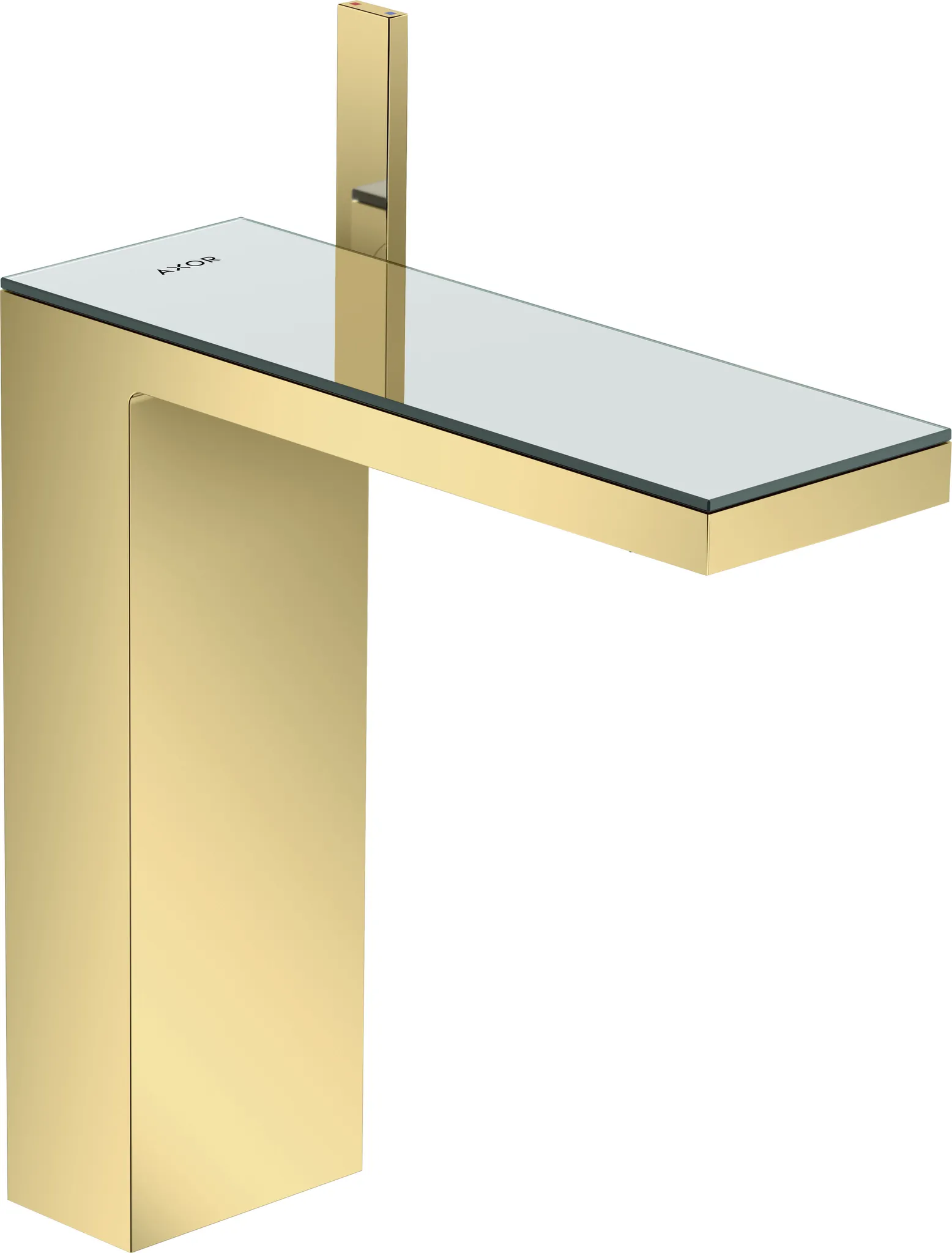 Hansgrohe AXOR MyEdition Mischer mit Platte 245 Glas, abnehmbar Hansgrohe AXOR MyEdition Mischer mit Platte 245 Glas, abnehmbar