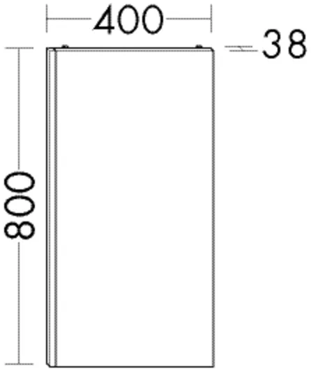 burgbad Spiegel „bel“ 400 × 800 mm burgbad Spiegel „bel“ 400 × 800 mm