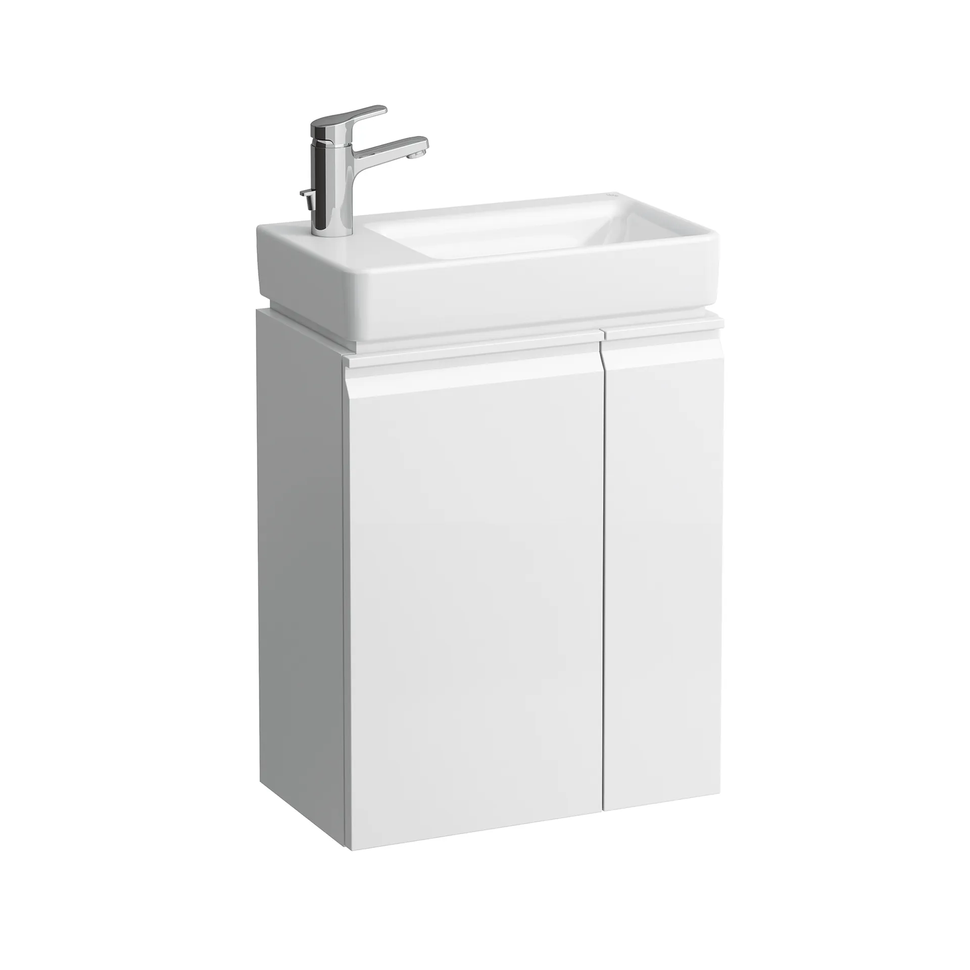 Laufen Waschtischunterbau „PRO S“ 470 × 605 × 275 mm Weiß glänzend, Anschlag links Laufen Waschtischunterbau „PRO S“ 470 × 605 × 275 mm Weiß glänzend, Anschlag links