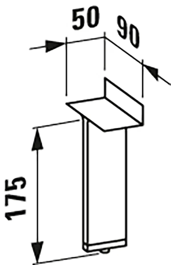 Füße Kartell • (2 Stück) optional für Sets H860331/3/5/7 und Waschtischunterbauten Füße Kartell • (2 Stück) optional für Sets H860331/3/5/7 und Waschtischunterbauten