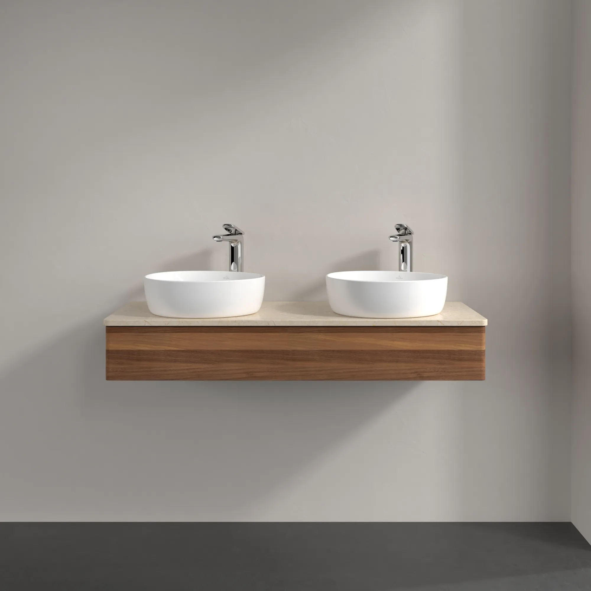 Villeroy & Boch Antao L13_5 Waschbeckenunterschrank 1200x190x500mm Warm Walnut