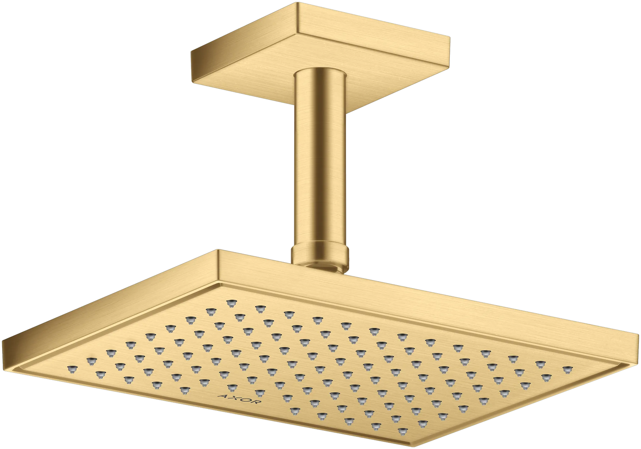 Hansgrohe AXOR ShowerSolutions Kopfbrause 245⁄185 1jet EcoSmart+ Brushed Gold Optic