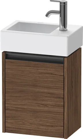 Duravit Waschtischunterschrank wandhängend „Ketho.2“ 36,4 × 44 × 23,8 cm in Nussbaum Dunkel