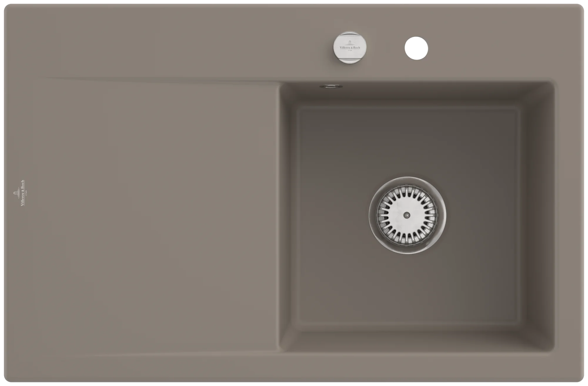 Villeroy & Boch Subway Style 45 Einbauspüle, 900 x 510 mm, Keramik