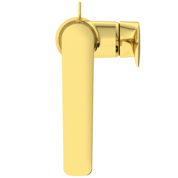 Waschtischarmatur Connect Air, 5l/min, mit Ablaufgarnitur, mit h.schwenkbarem Auslauf, Ausladung 174mm, Brushed Gold Waschtischarmatur Connect Air, 5l/min, mit Ablaufgarnitur, mit h.schwenkbarem Auslauf, Ausladung 174mm, Brushed Gold