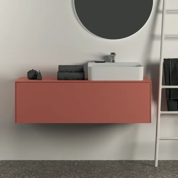 Ideal Standard Waschtischunterschrank „Conca“ 120,2 × 37 × 50,5 cm Sunset matt lackiert Ideal Standard Waschtischunterschrank „Conca“ 120,2 × 37 × 50,5 cm Sunset matt lackiert