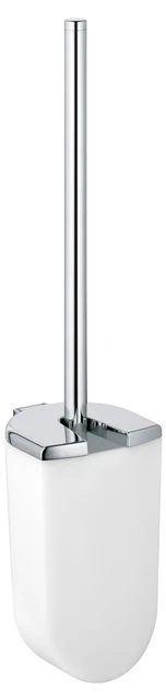 KEUCO ELEGANCE Toilettenbürstengarnitur mit Opak-Kunststoff-Einsatz verchromt KEUCO ELEGANCE Toilettenbürstengarnitur mit Opak-Kunststoff-Einsatz verchromt