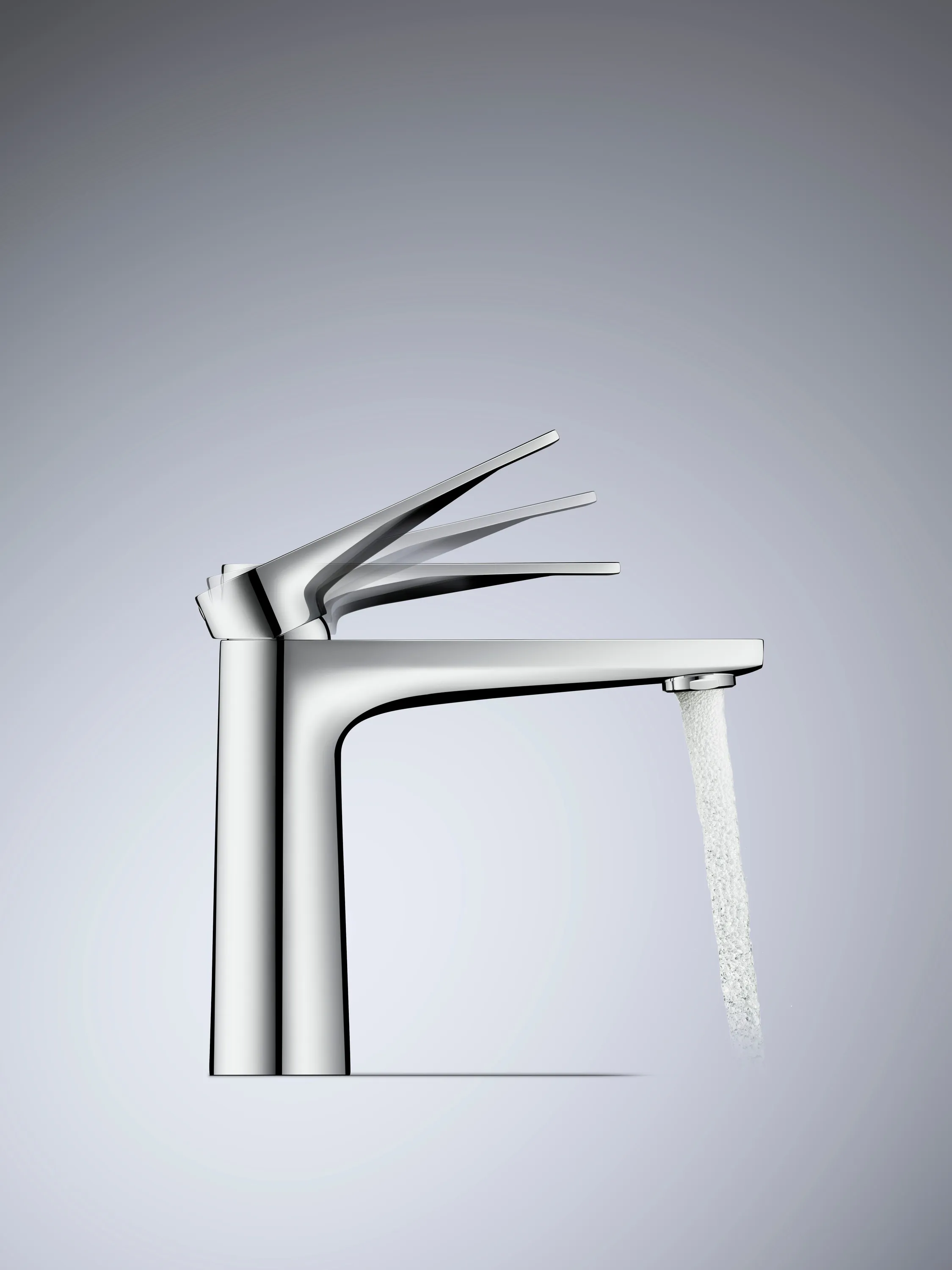 Einhand-Waschtischarmatur „Tulum by Starck“ Ausladung 135 mm in Chrom Einhand-Waschtischarmatur „Tulum by Starck“ Ausladung 135 mm in Chrom