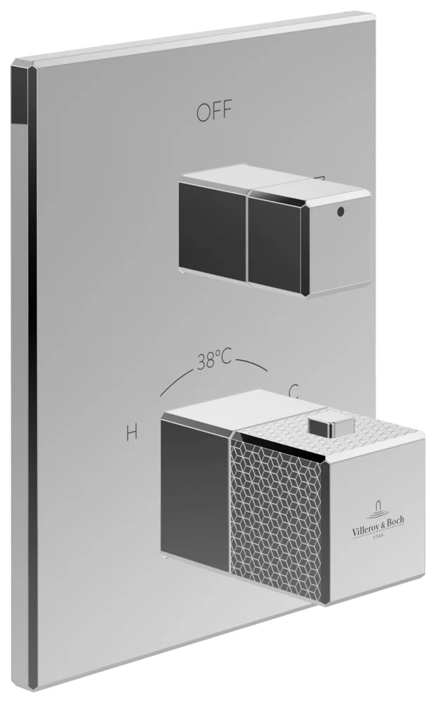 Villeroy & Boch Mettlach Unterputz-Thermostat YJ6-16 Chrom Villeroy & Boch Mettlach Unterputz-Thermostat YJ6-16 Chrom