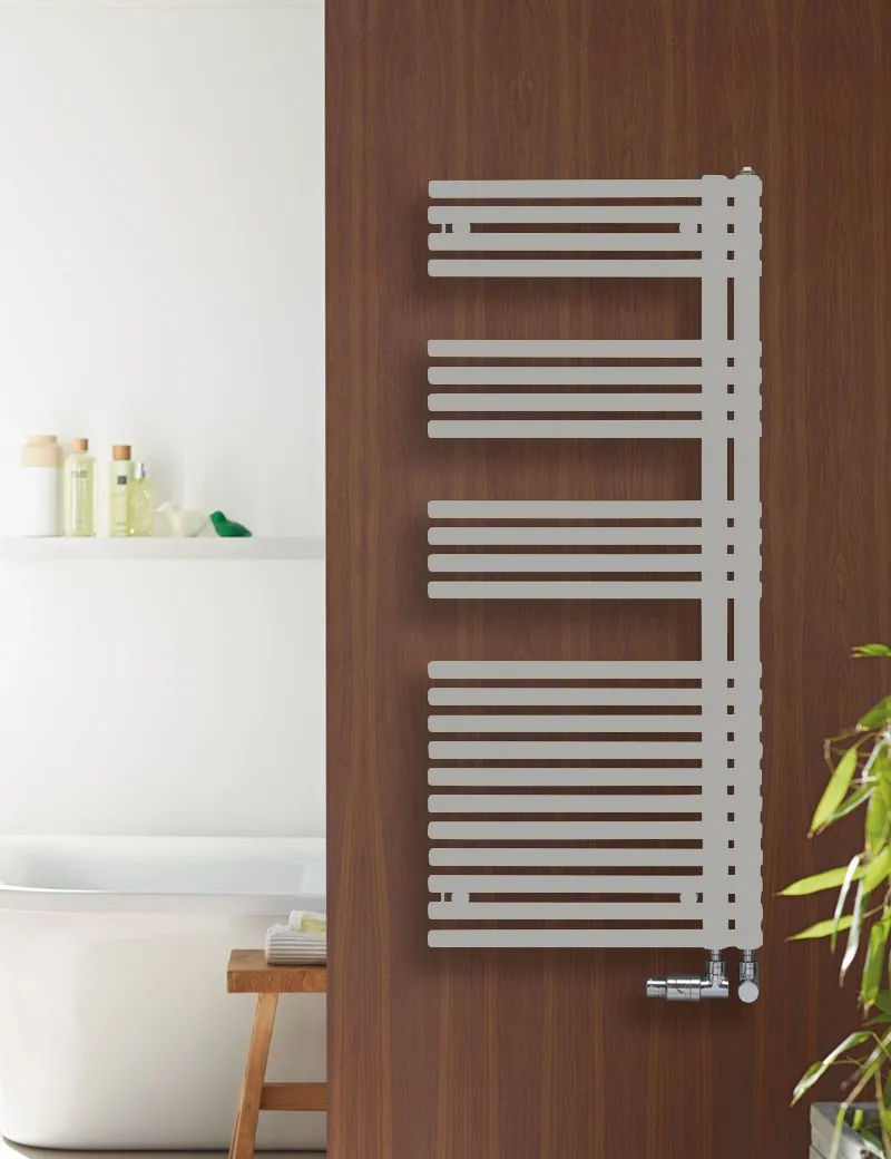 Zehnder Design-HK Forma Asym, links LFAL-120-050 1161x60x496 White Alu.