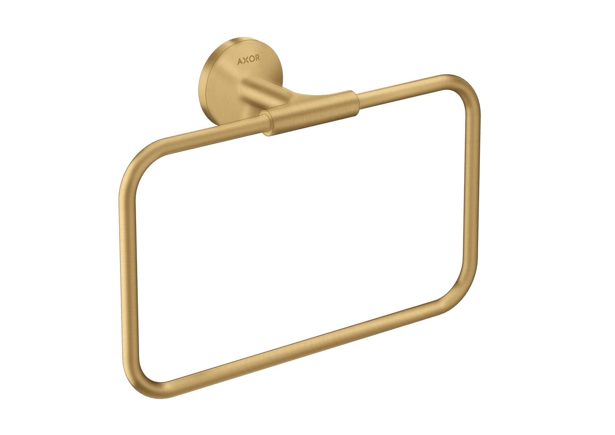 Hansgrohe AXOR Universal Circular Handtuchring, Brushed Gold Optic, Wandmontage