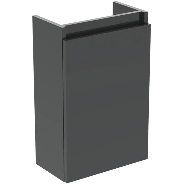 Ideal Standard Waschtischunterschrank „Eurovit+“ 35,4 × 55 × 20,2 cm Hochglanz grau lackiert Ideal Standard Waschtischunterschrank „Eurovit+“ 35,4 × 55 × 20,2 cm Hochglanz grau lackiert