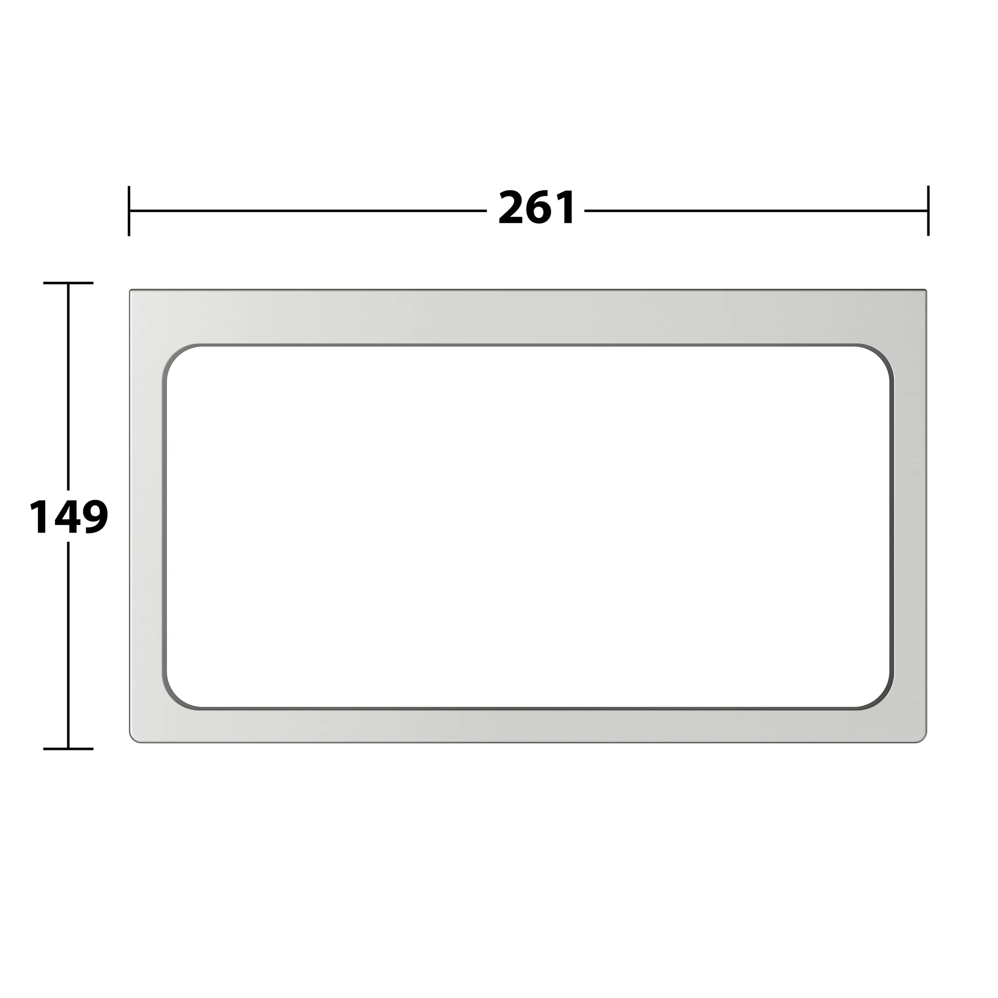 Edition 11 Handtuchring Edelstahl-finish
