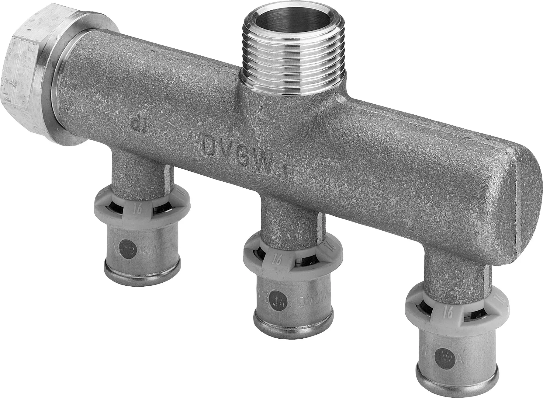 Viega „Sanfix P“ Verteiler 3-fach Viega „Sanfix P“ Verteiler 3-fach