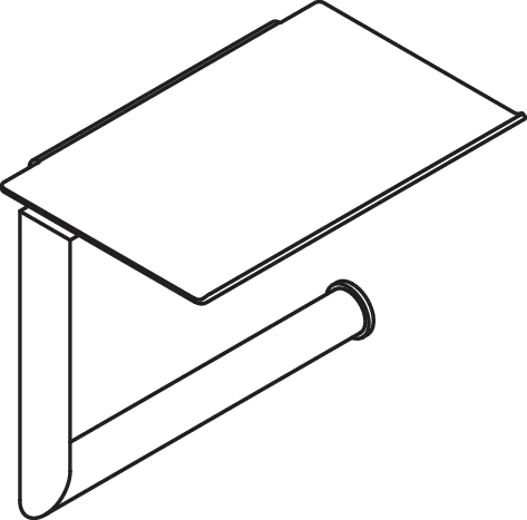 HEWI Toilettenpapierhalter „System 162“ in Befestigung verdeckt HEWI Toilettenpapierhalter „System 162“ in Befestigung verdeckt