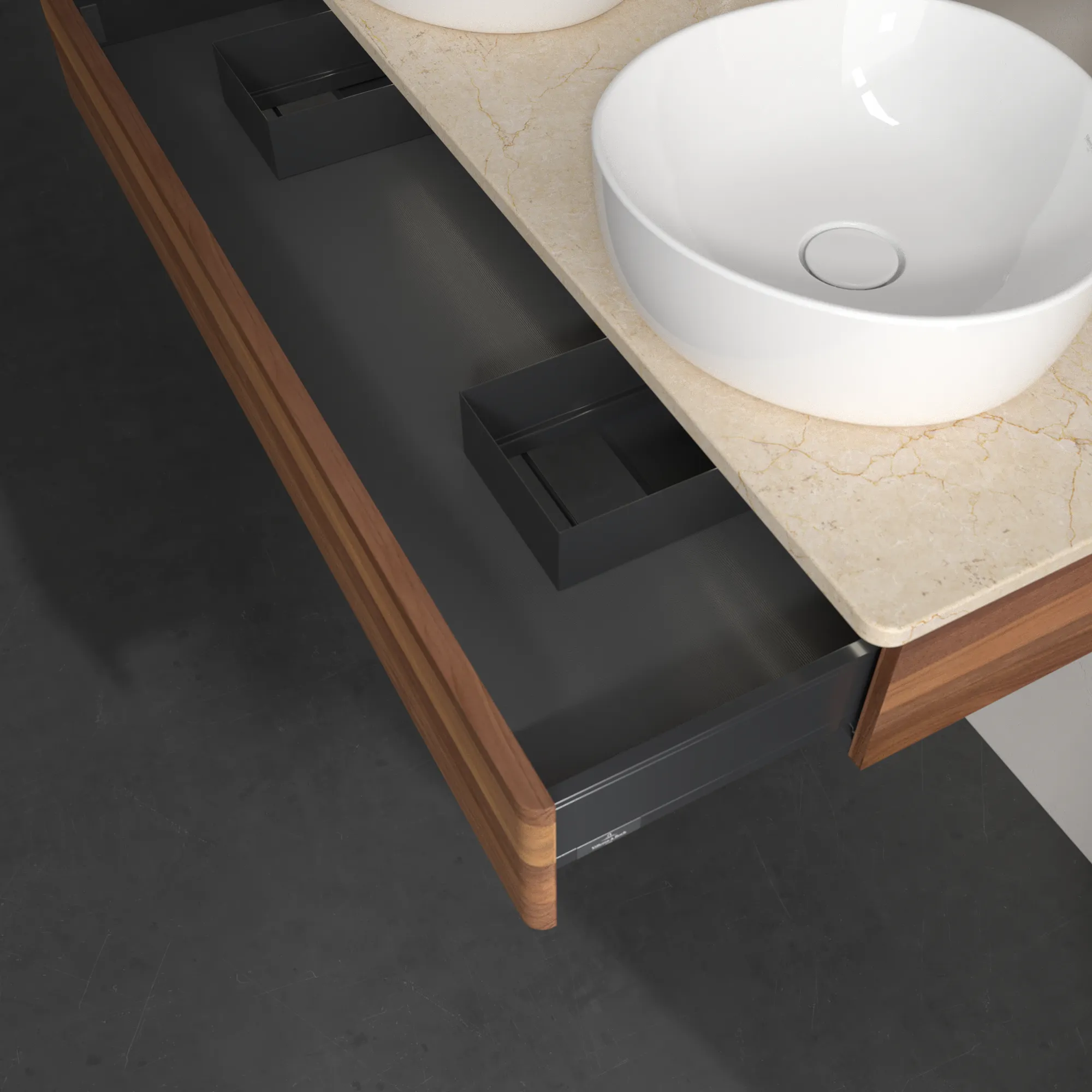 Villeroy & Boch Antao L13_5 Waschbeckenunterschrank 1200x190x500mm Warm Walnut Villeroy & Boch Antao L13_5 Waschbeckenunterschrank 1200x190x500mm Warm Walnut