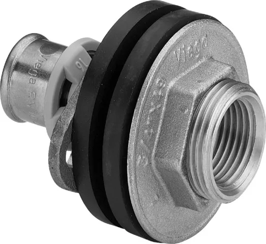 Viega „Sanfix P“ Fitting mit 2 Anschlüssen Viega „Sanfix P“ Fitting mit 2 Anschlüssen