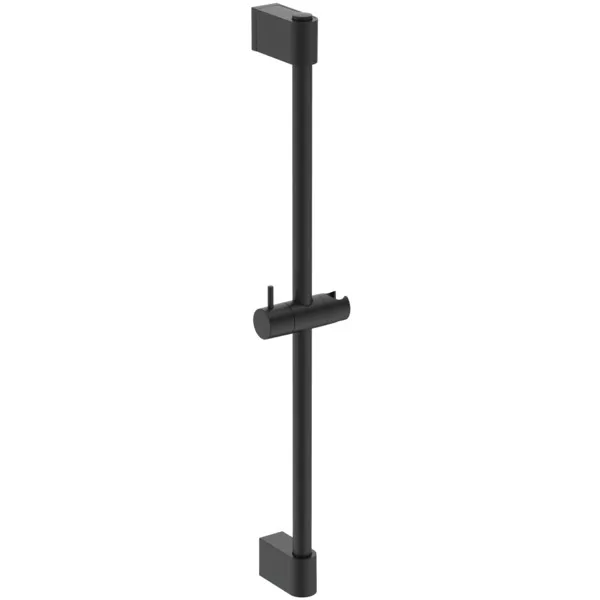 Ideal Standard Brausestange Idealrain 644 mm Silk Black | Verstellbarer Brausehalter mit Druckknopf, höhenverstellbare Wandhalterung, inklusive Fliesenausgleichsscheibe Ideal Standard Brausestange Idealrain 644 mm Silk Black | Verstellbarer Brausehalter mit Druckknopf, höhenverstellbare Wandhalterung, inklusive Fliesenausgleichsscheibe