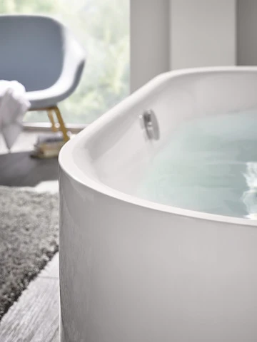 Bette oval Badewanne „BetteLux Oval I Silhouette“ 180 × 85 cm in Smoke Bette oval Badewanne „BetteLux Oval I Silhouette“ 180 × 85 cm in Smoke