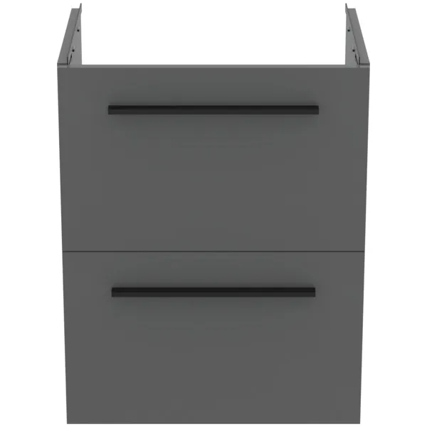 Ideal Standard Waschtischunterschrank „i.lifeS“ 50 × 63 × 37,5 cm Quarzgrau matt