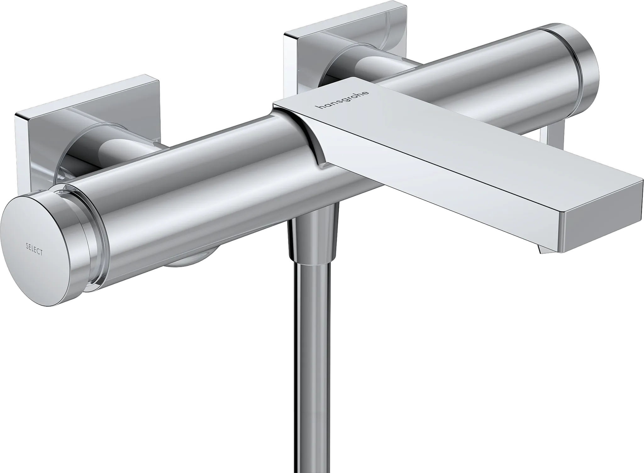 Hansgrohe Tecturis E Einhebel-Wannenmischer Aufputz, Chrom Hansgrohe Tecturis E Einhebel-Wannenmischer Aufputz, Chrom