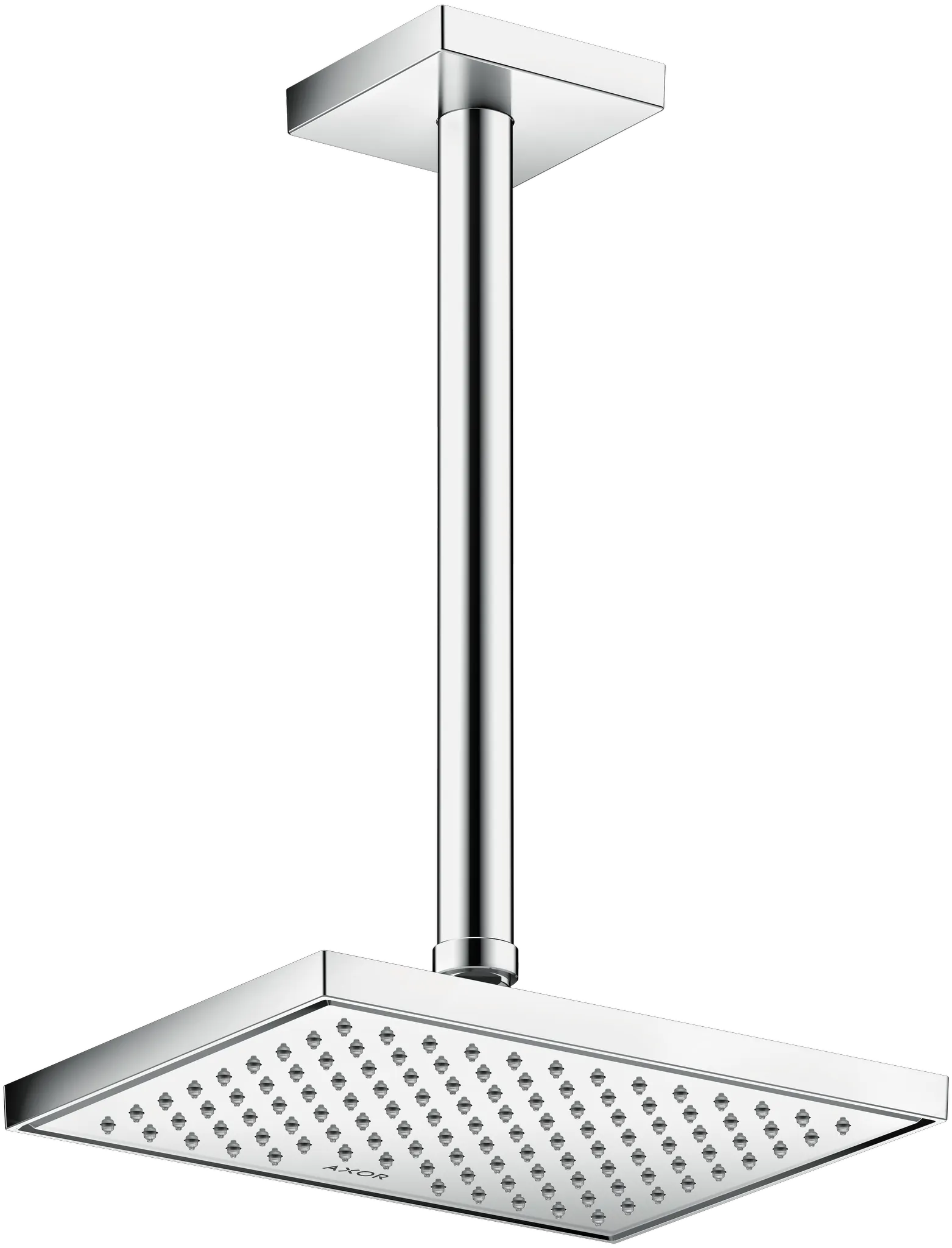 Decken-Anschlussstück Axor DN15 300mm eckig chrom Decken-Anschlussstück Axor DN15 300mm eckig chrom