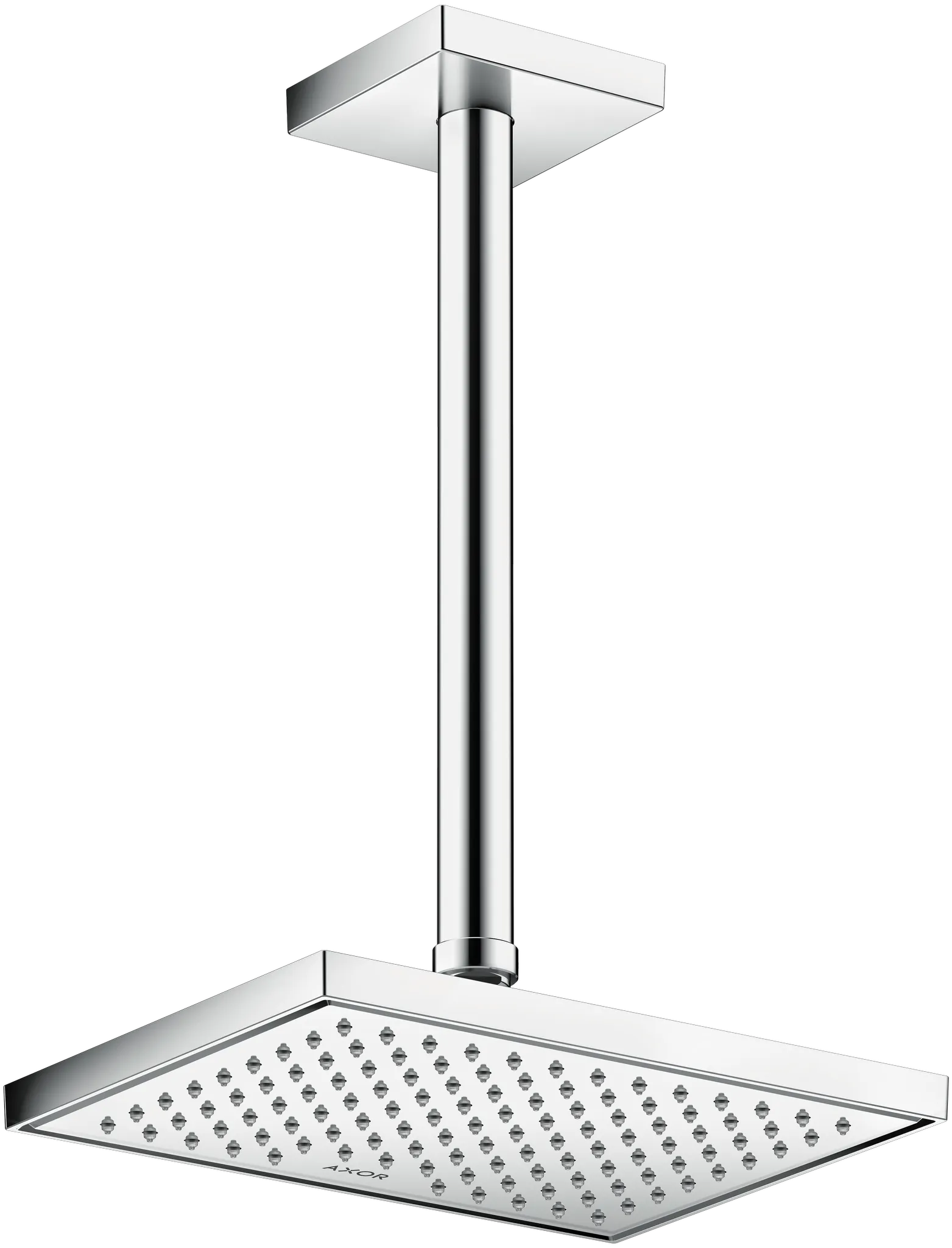 Hansgrohe AXOR ShowerSolutions Deckenanschluss 300 mm eckig, Chrom Hansgrohe AXOR ShowerSolutions Deckenanschluss 300 mm eckig, Chrom