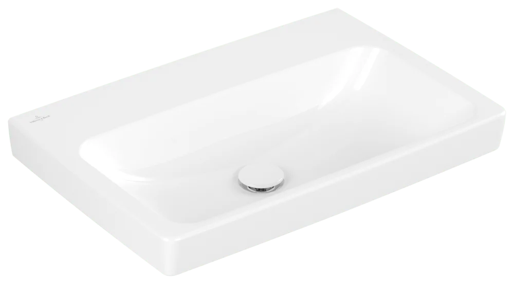 Villeroy & Boch Architectura Wandwaschbecken 4A87KF, 650x445x165mm, weiß Alpin, glänzend, Sanitärkeramik, Wandmontage
