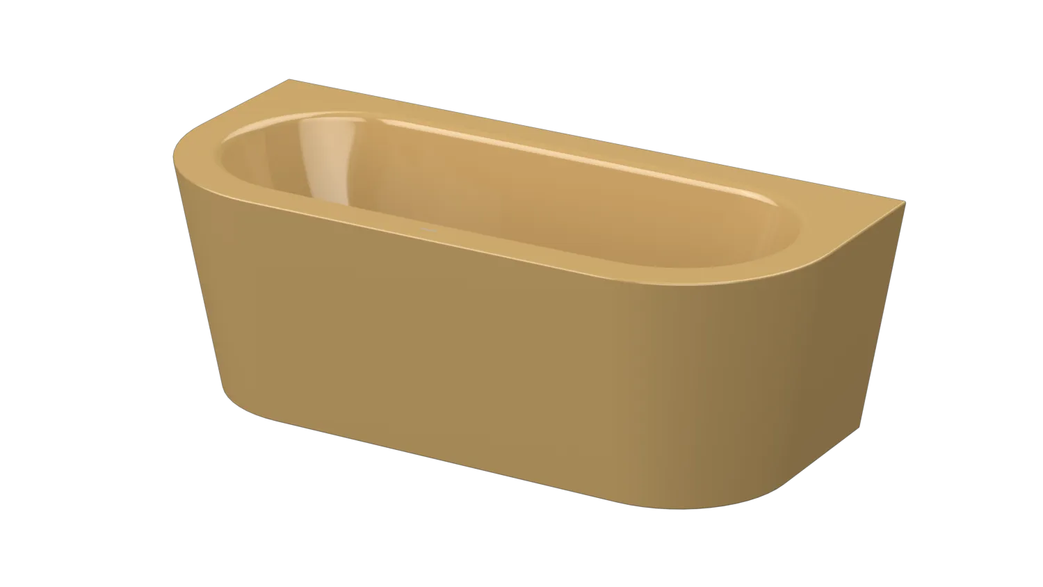 Bette rechteck Badewanne „BetteStarlet I Silhouette“ 165 × 75 cm in Curry