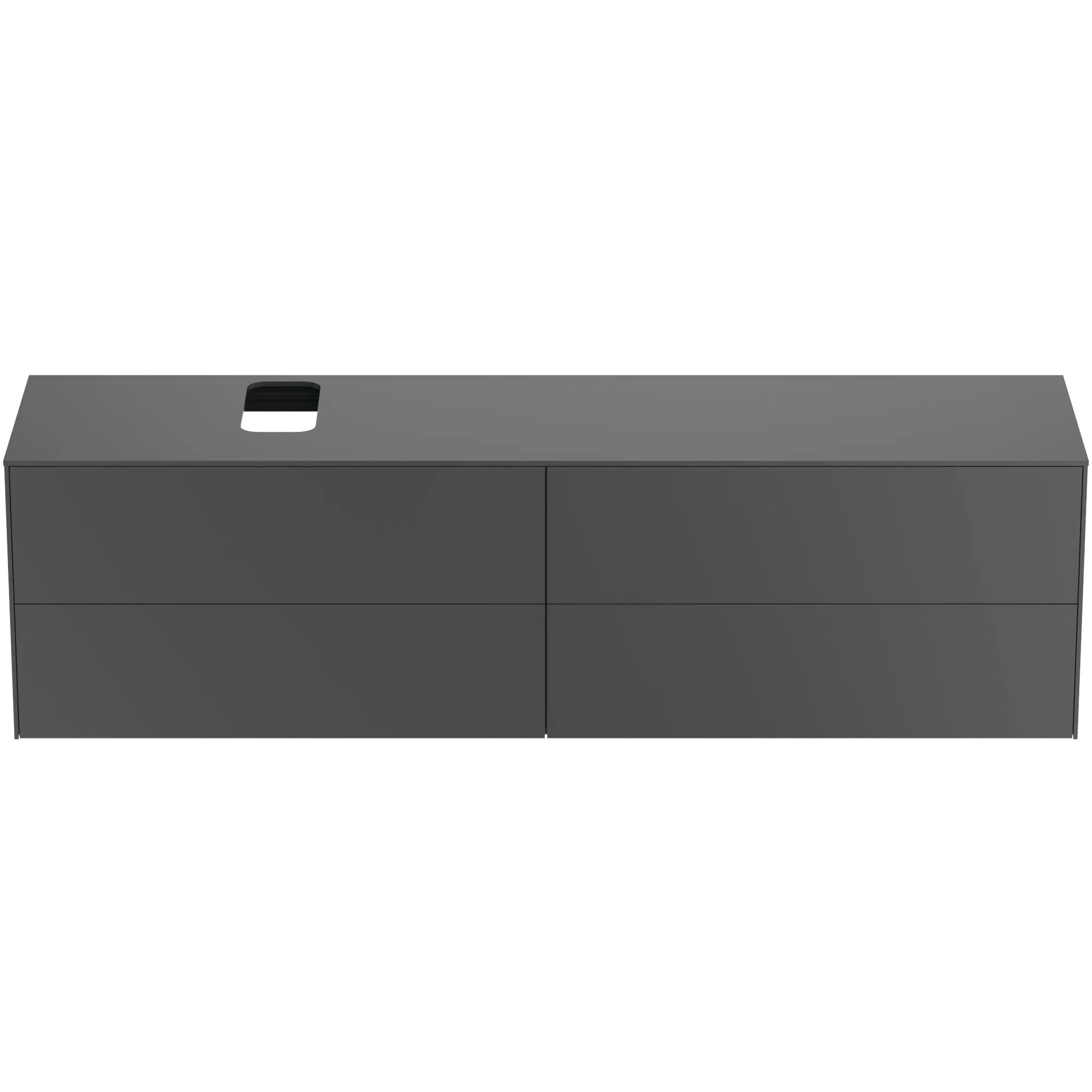 Ideal Standard Waschtischunterschrank Conca, 4 Auszüge, Anthrazit Ideal Standard Waschtischunterschrank Conca, 4 Auszüge, Anthrazit