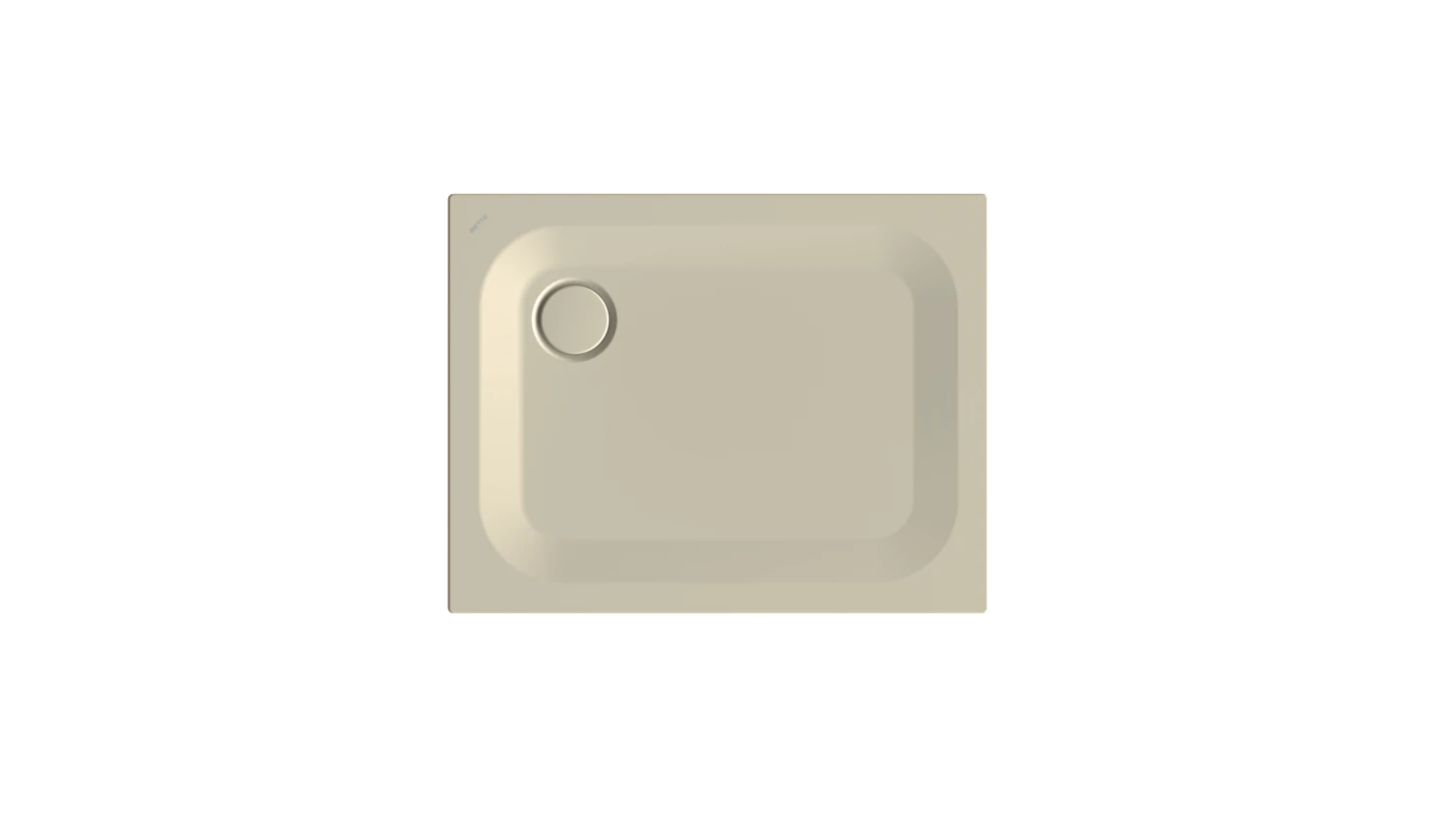 Bette rechteck Duschwanne „BetteUltra“ 900 × 700 mm ohne Oberflächenbeschichtung, mit BetteGlasur Plus, ohne Wannenträger, in Beige