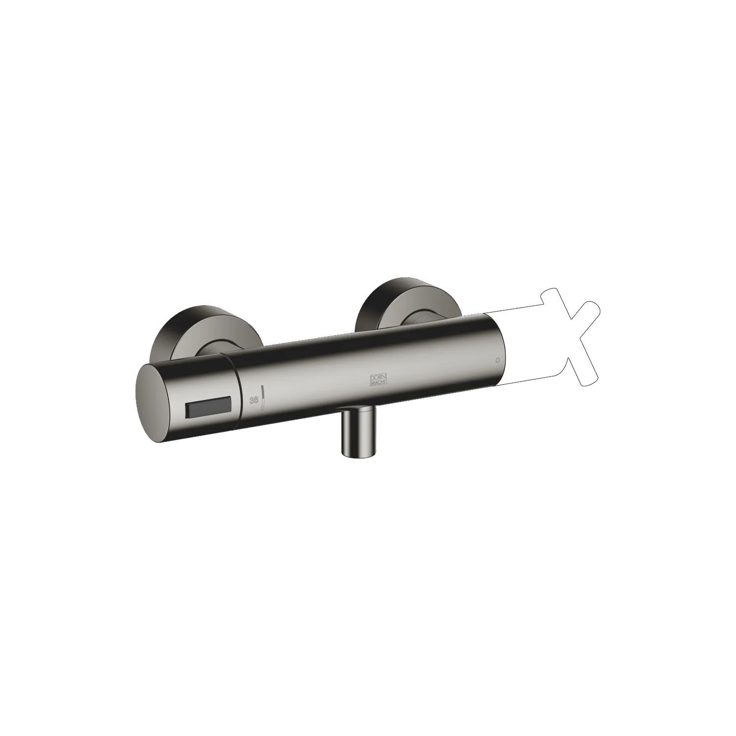 Brause-Thermostat für Wandmontage SERIENNEUTRAL Chrom 34443979
