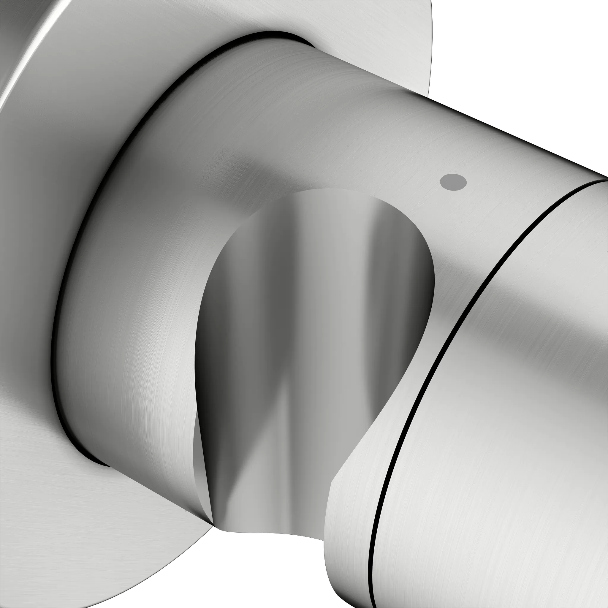 KEUCO IXMO Absperrventil Unterputz für 1 Verbraucher mit Schlauchanschluss und Brausehalter Edelstahl-finish