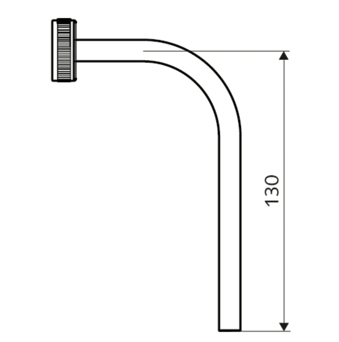 Entnahmerohr zu Probenahmeventil, G 3/4 IG Entnahmerohr zu Probenahmeventil, G 3/4 IG