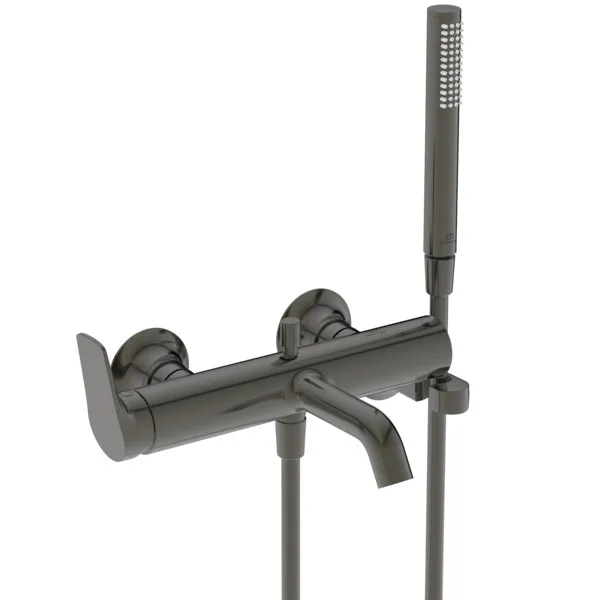 Ideal Standard Badearmatur Aufputz La Dolce Vita mit Handbrause-Set Magnetic Grey Ideal Standard Badearmatur Aufputz La Dolce Vita mit Handbrause-Set Magnetic Grey