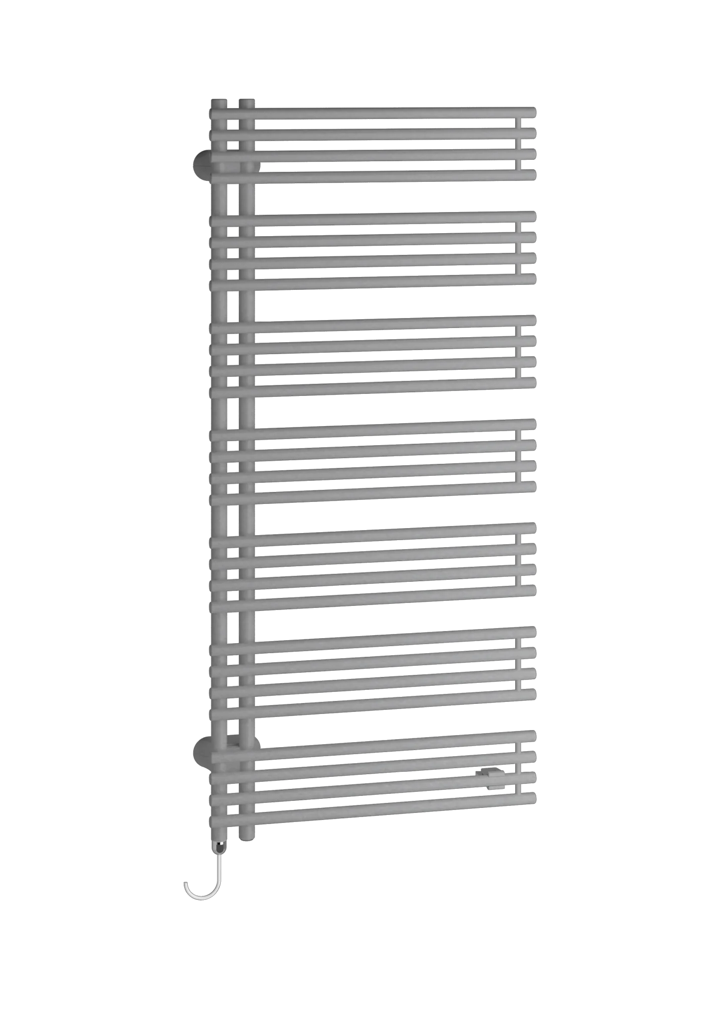 Kermi Design-Elektroheizkörper „Diveo®-E“ 45 × 170 cm in Weiß Soft (RAL 9016, matt)