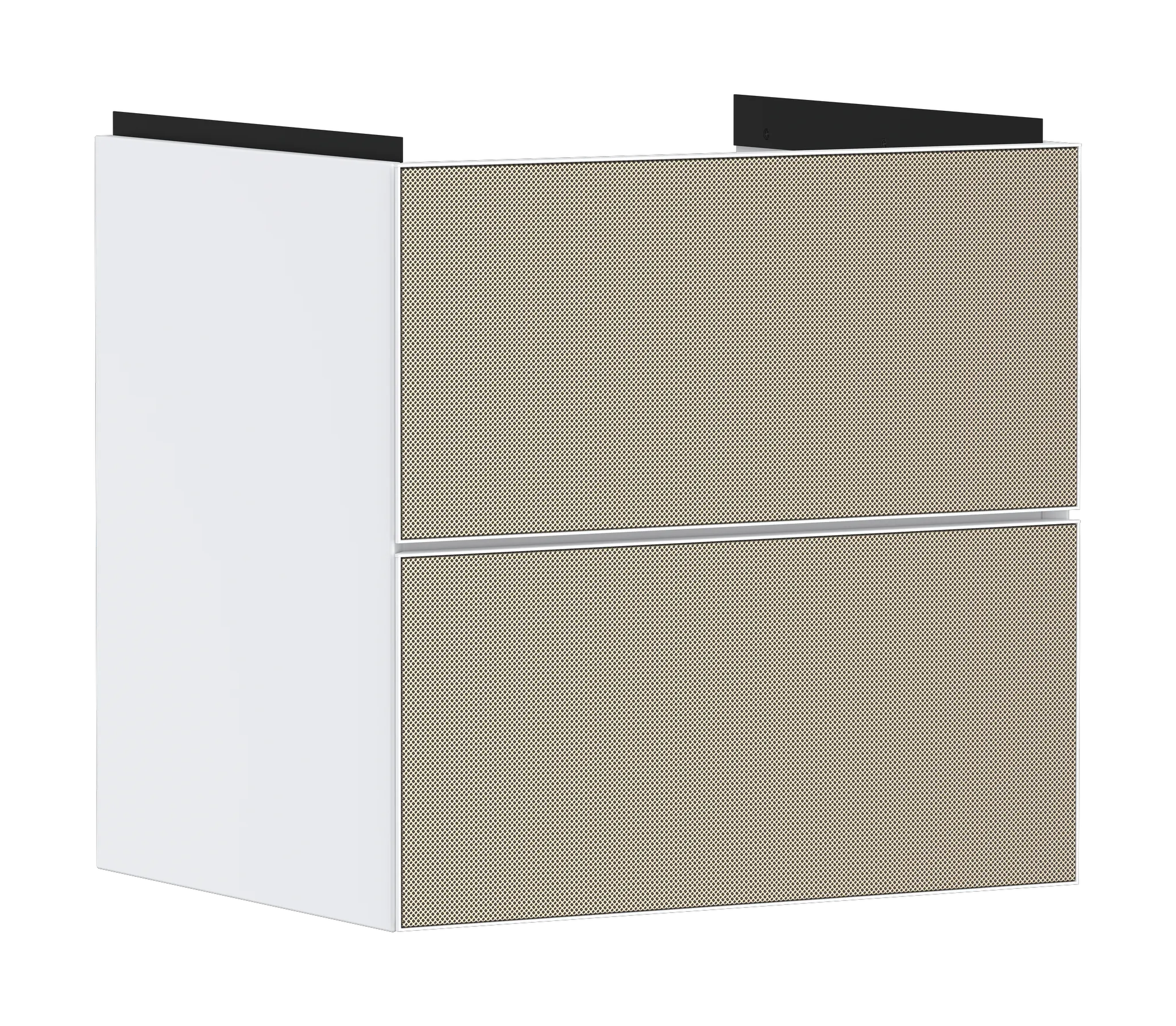 Xevolos E Waschtischunterschrank Mattweiß 580/475 mit 2 Schubkästen für Waschtisch Weiß Metallic Xevolos E Waschtischunterschrank Mattweiß 580/475 mit 2 Schubkästen für Waschtisch Weiß Metallic