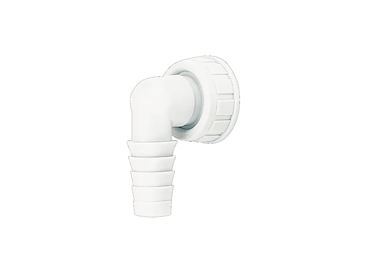 Winkelschlauchtülle zu HL 400/405/406, weiß, 1″