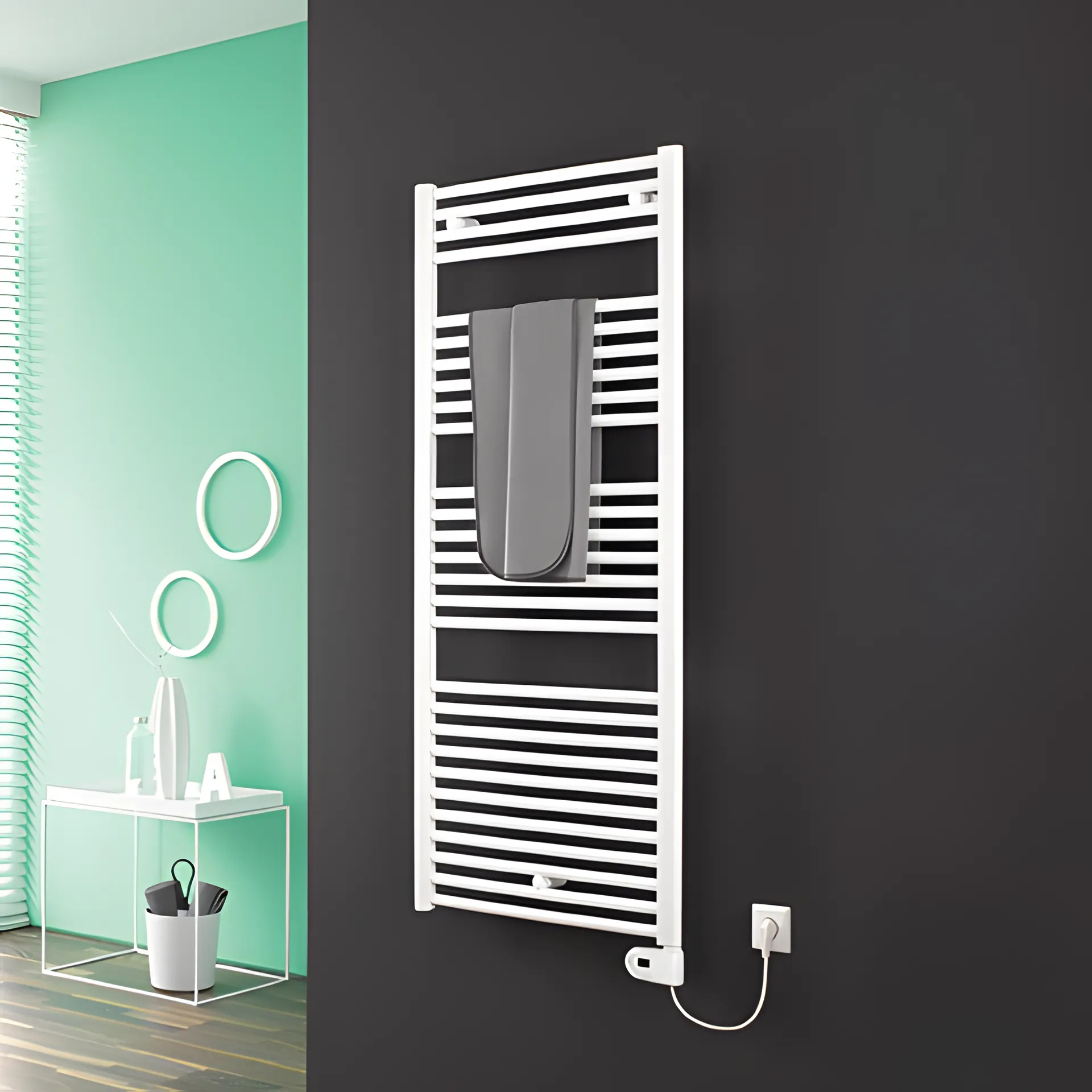 BEMM Design-Elektroheizkörper „Ares EK-M“ mit Raumregelung 58 × 172 cm in Weiß (RAL 9016) BEMM Design-Elektroheizkörper „Ares EK-M“ mit Raumregelung 58 × 172 cm in Weiß (RAL 9016)