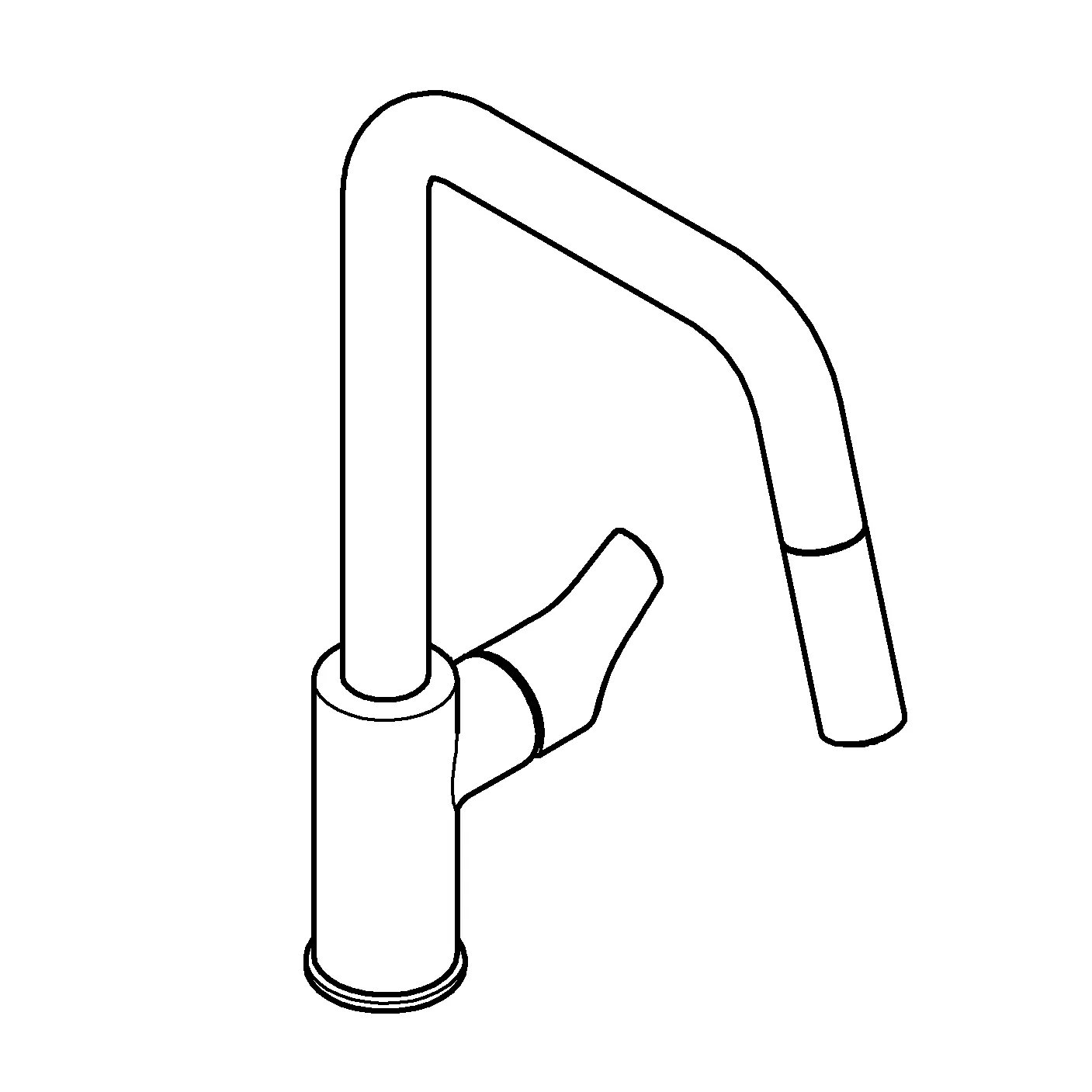 Einhand-Spültischbatterie Eurosmart 30619, hoher schwenkbarer Gussauslauf, herausziehbare Dual Spülbrause, chrom Einhand-Spültischbatterie Eurosmart 30619, hoher schwenkbarer Gussauslauf, herausziehbare Dual Spülbrause, chrom
