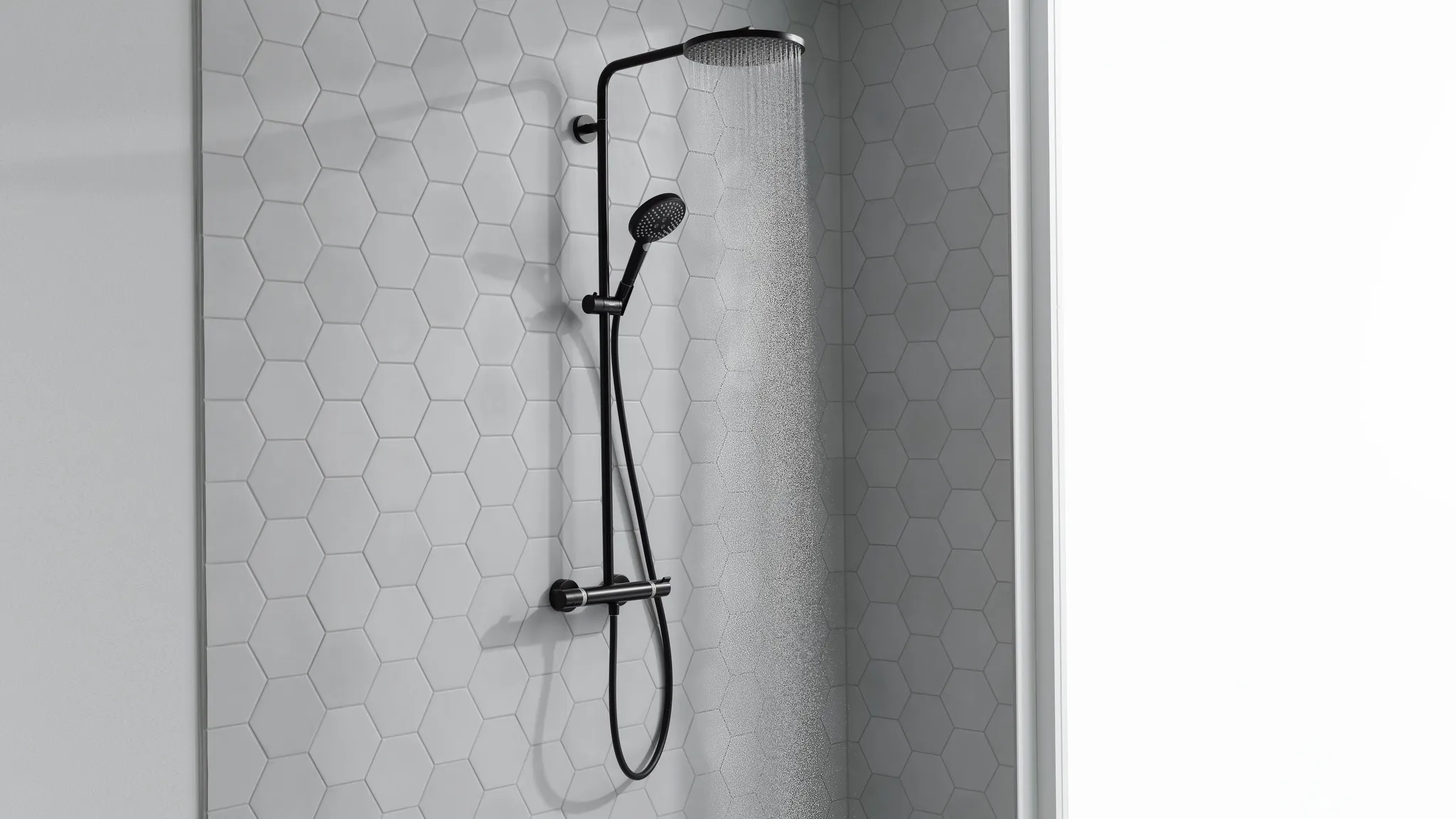 Showerpipe Raindance Select S 240 1jet PowderRain chrom Showerpipe Raindance Select S 240 1jet PowderRain chrom