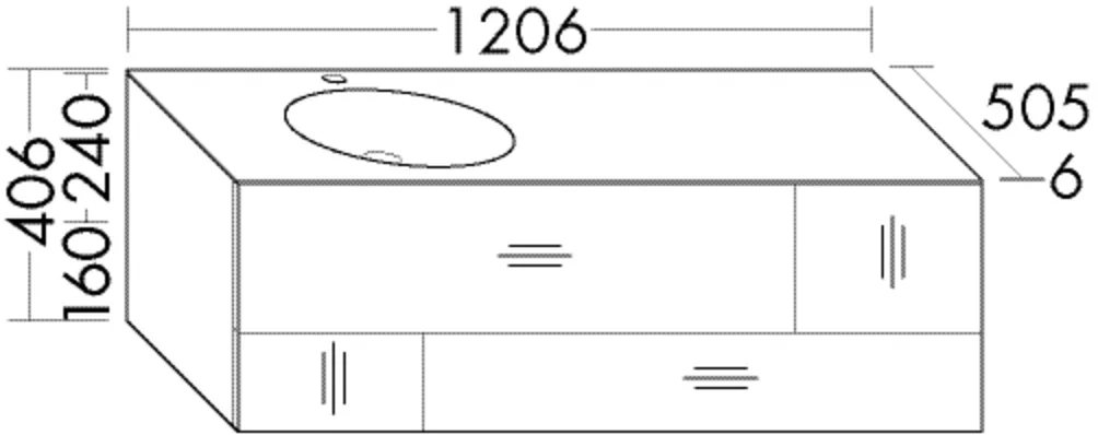 burgbad Badmöbelset „Coco“ in Eiche Dekor Merino burgbad Badmöbelset „Coco“ in Eiche Dekor Merino