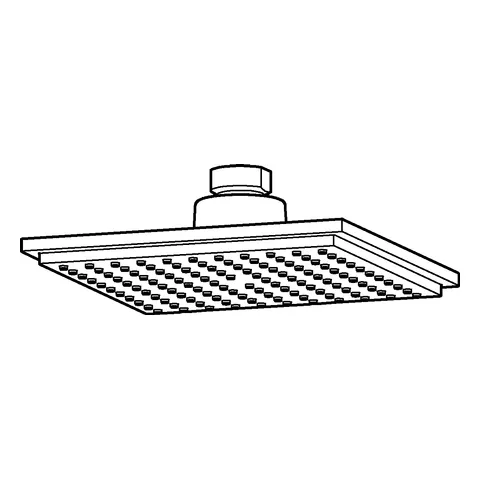 Grohe Euphoria Cube 152 Kopfbrause 1 Strahlart Rain 152x152 mm chrom Grohe Euphoria Cube 152 Kopfbrause 1 Strahlart Rain 152x152 mm chrom
