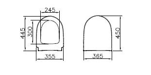 VitrA Sento WC-Sitz mit Absenkautomatik Duroplast Weiß Hochglanz