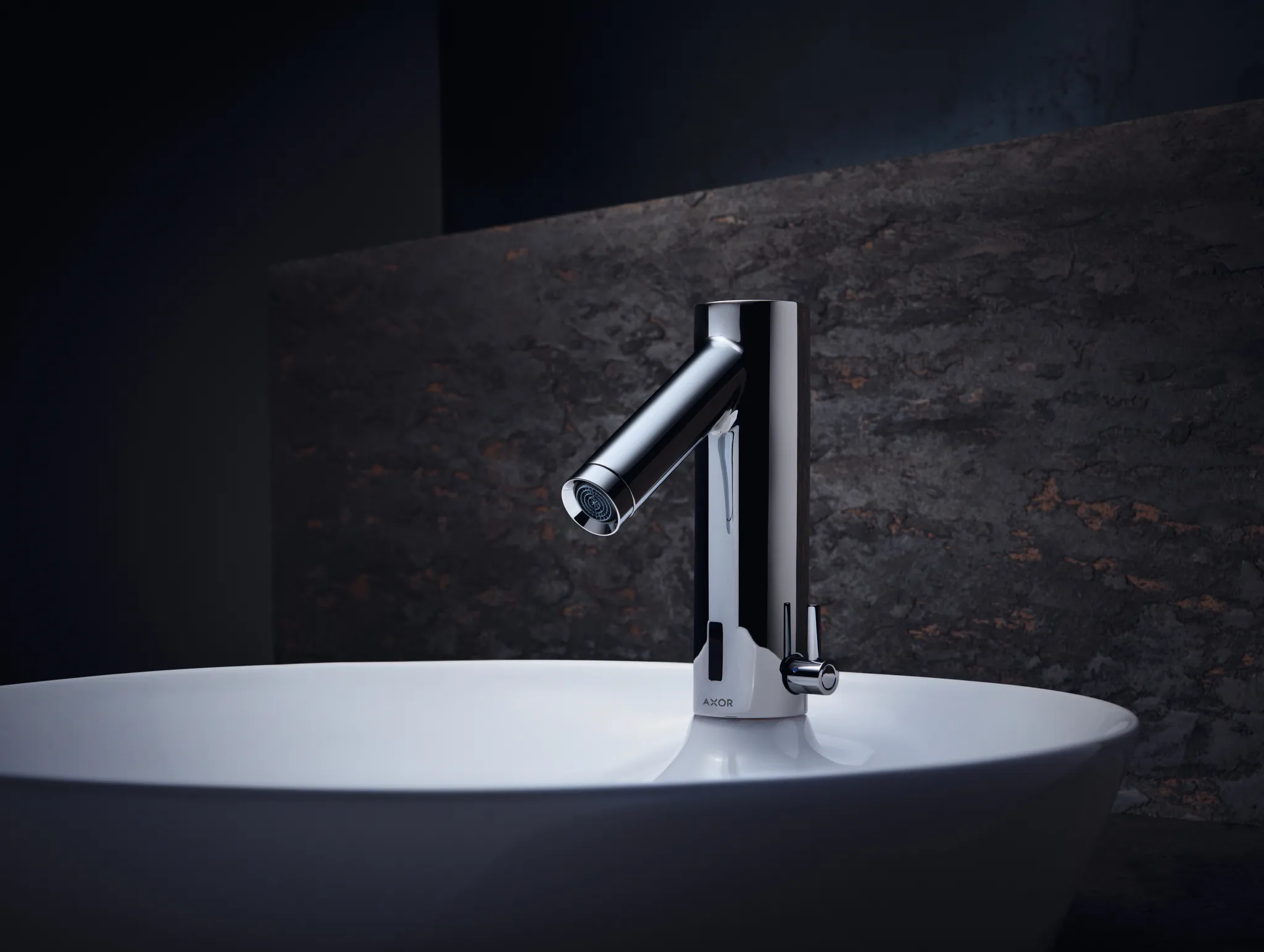 Hansgrohe AXOR Starck Elektronik-Waschtischmischer mit Temperaturregulierung, Chrom Hansgrohe AXOR Starck Elektronik-Waschtischmischer mit Temperaturregulierung, Chrom