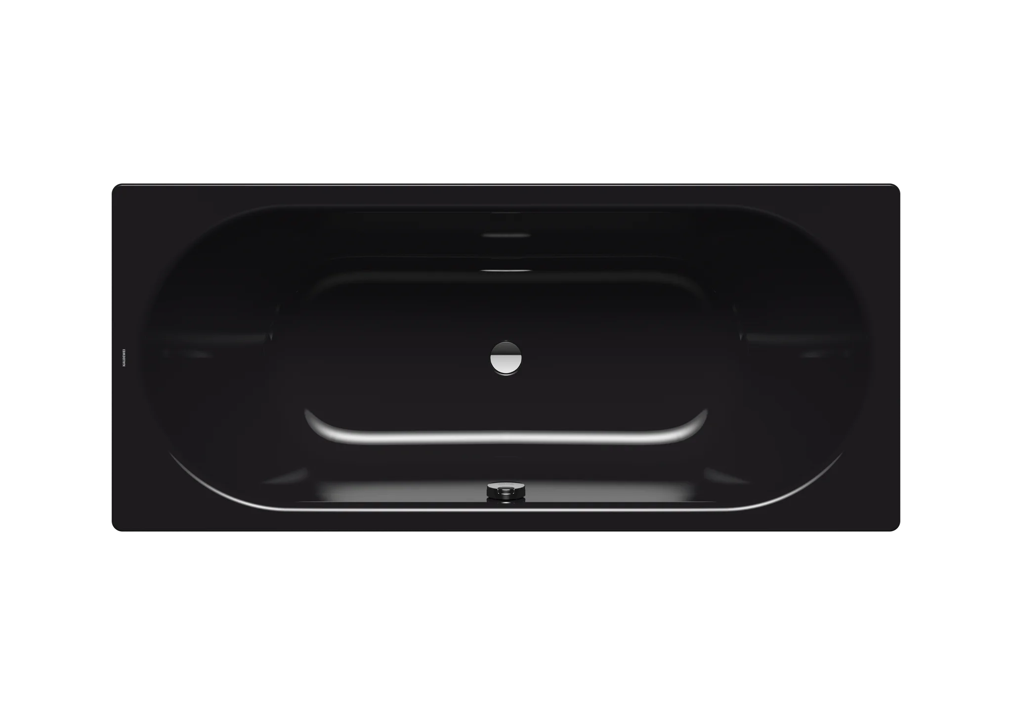 Kaldewei CLASSIC DUO Badewanne, 1600x700 mm, schwarz, Perl-Effekt