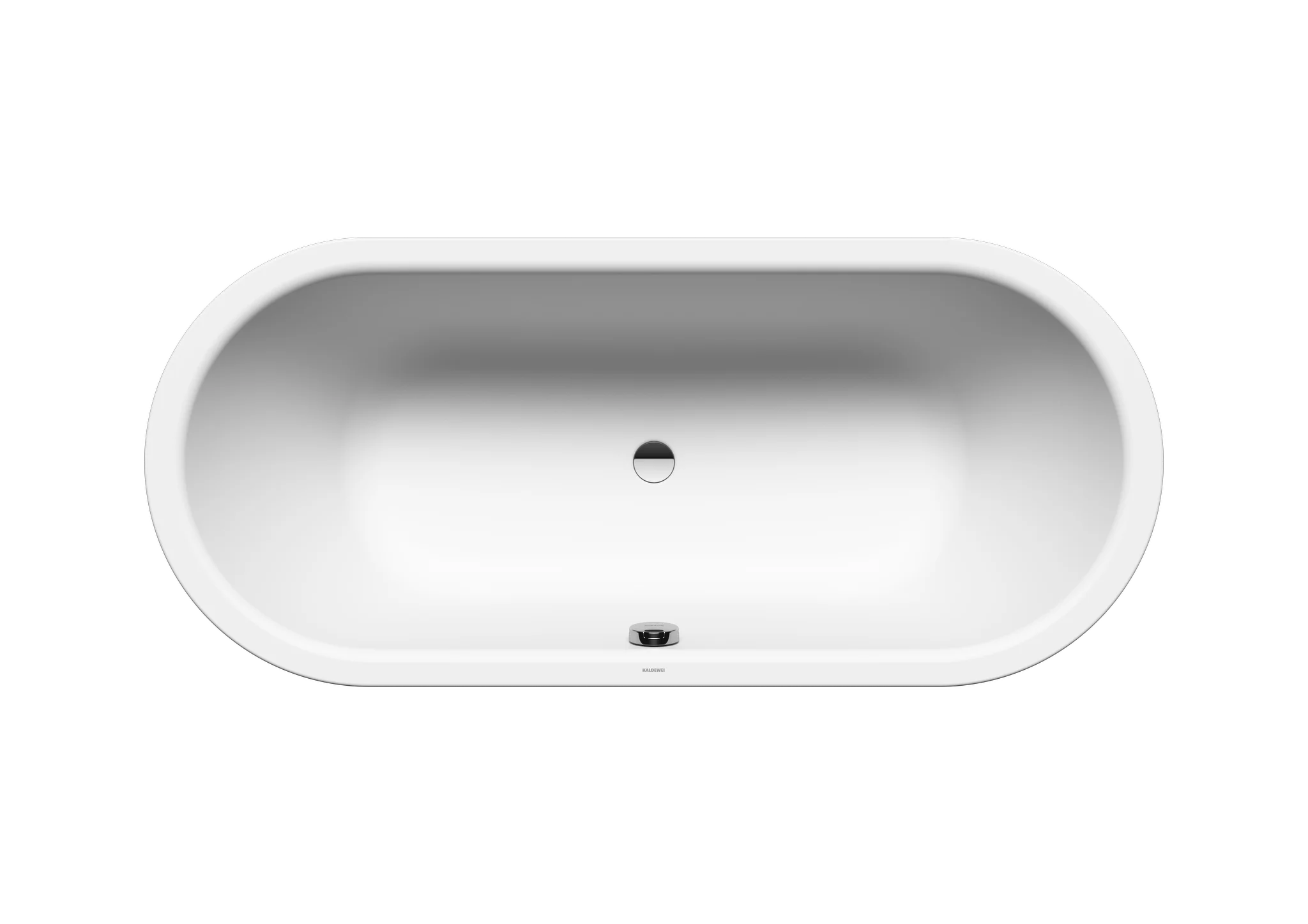 Kaldewei CLASSIC DUO OVAL Badewanne, oval, 1800 x 800 mm, alpinweiß matt, MADE IN GERMANY